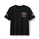 Copy of Patriotic USA Flag Sleeve Tee - 'God Bless America' Short Sleeve Shirt - Image 3