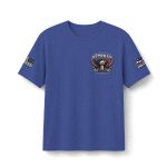 Patriotic USA Flag Sleeve Tee - 'God Bless America' Short Sleeve Shirt - Image 7