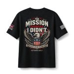 Patriotic USA Flag Sleeve Tee - 'God Bless America' Short Sleeve Shirt - Image 4
