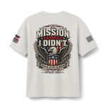 Patriotic USA Flag Sleeve Tee - 'God Bless America' Short Sleeve Shirt - Image 6
