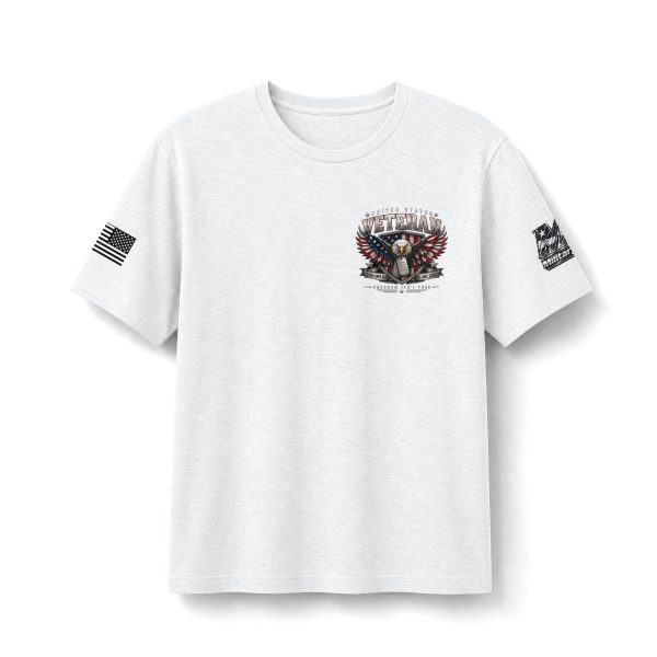 Copy of Patriotic USA Flag Sleeve Tee - 'God Bless America' Short Sleeve Shirt
